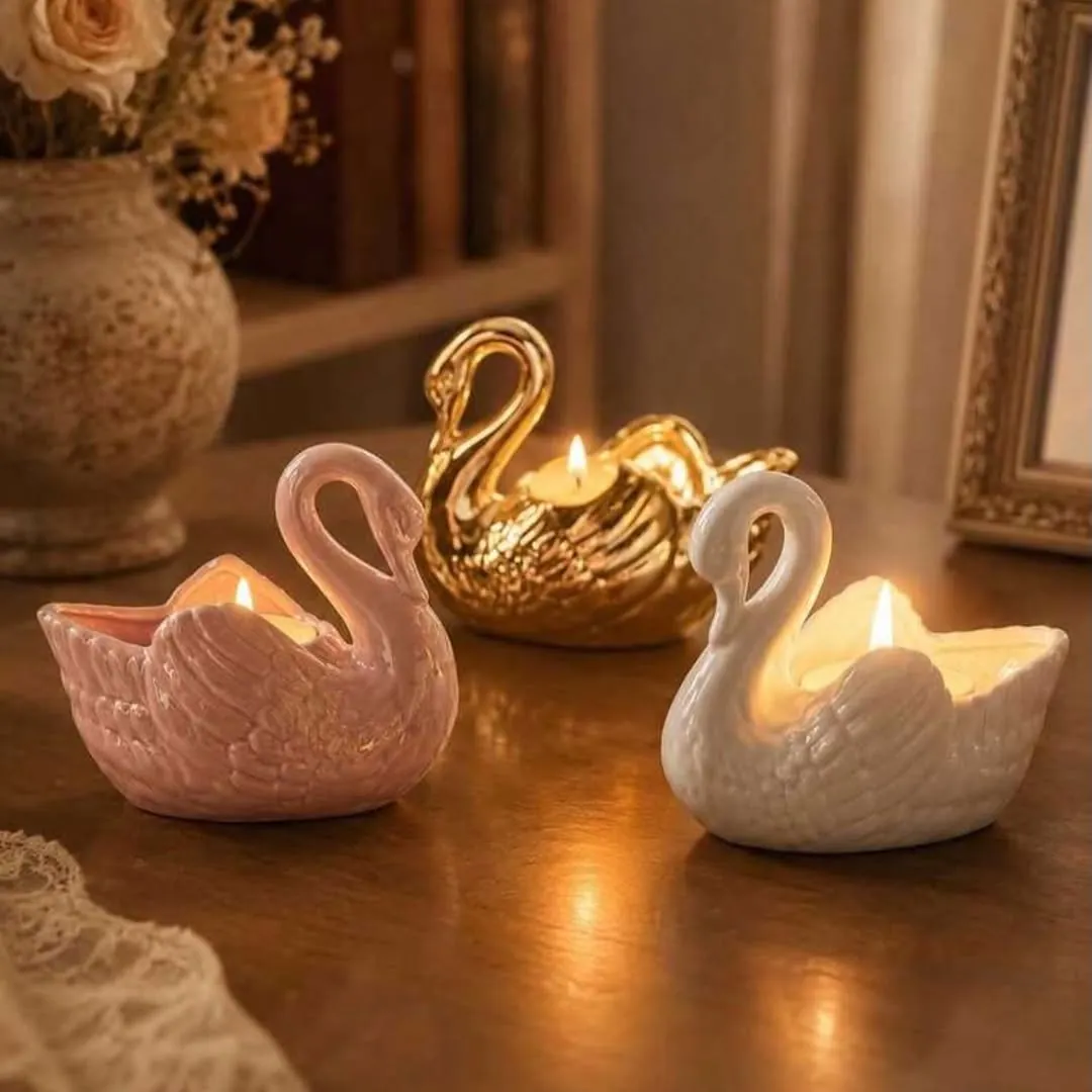 Swan Candle Holder