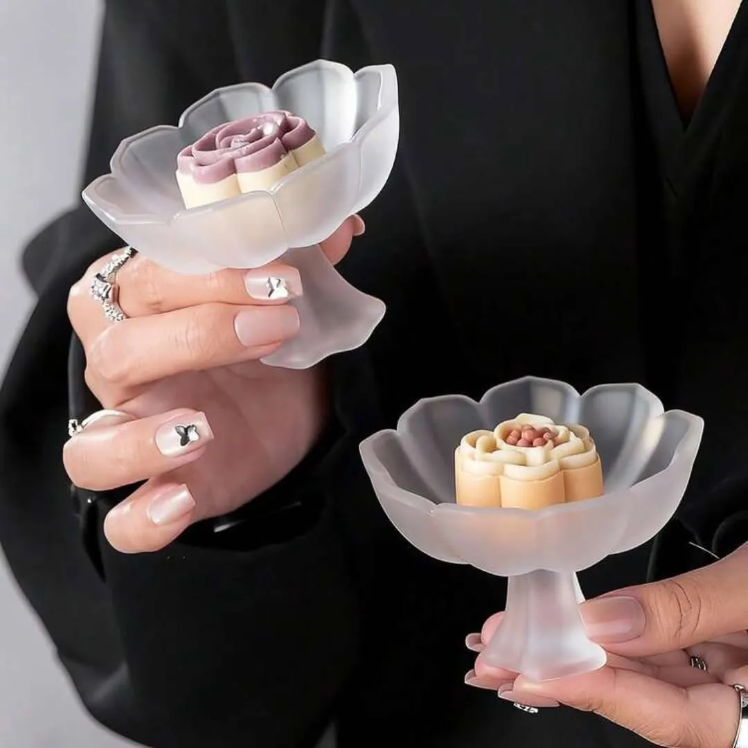 Flower-Shaped Dessert Bowls