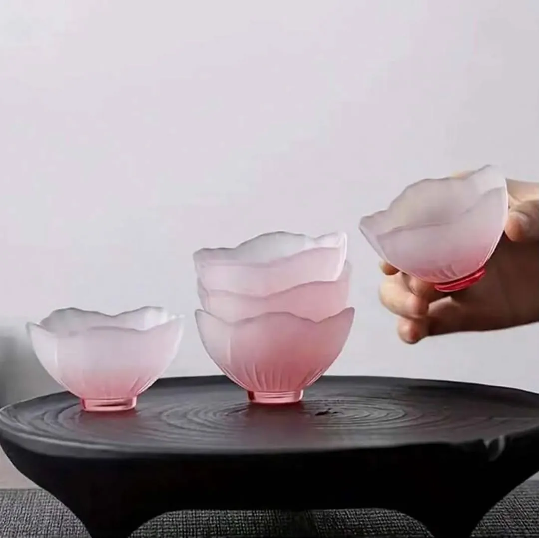 Flower-Shaped Dessert Bowls