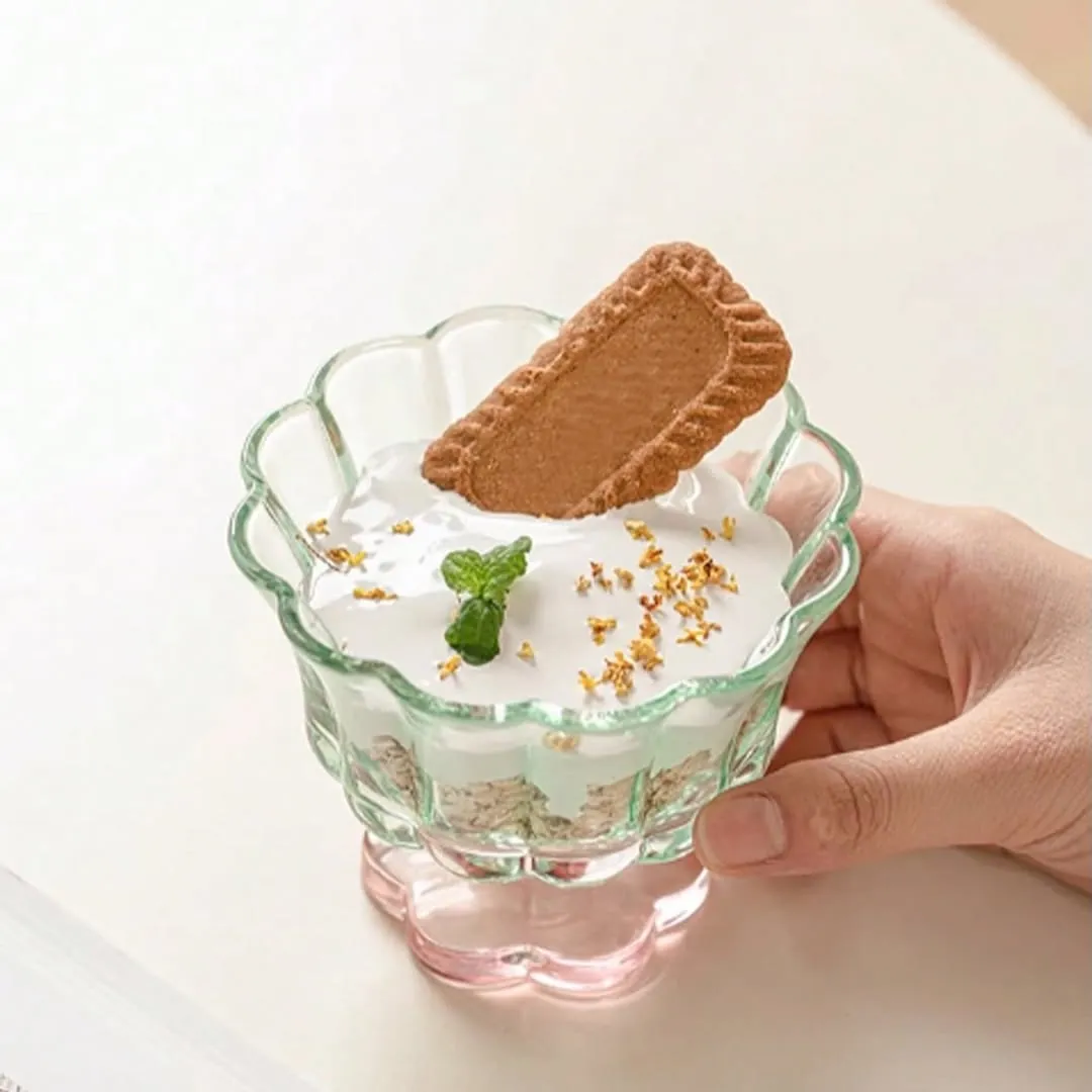 Flower-Shaped Dessert Bowls
