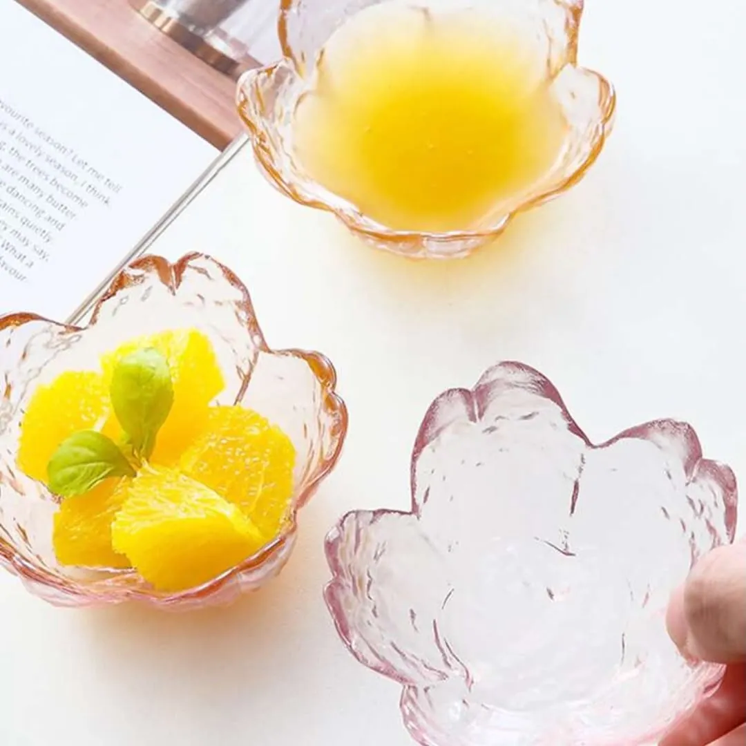 Flower-Shaped Dessert Bowls