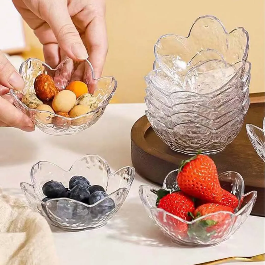 Flower-Shaped Dessert Bowls
