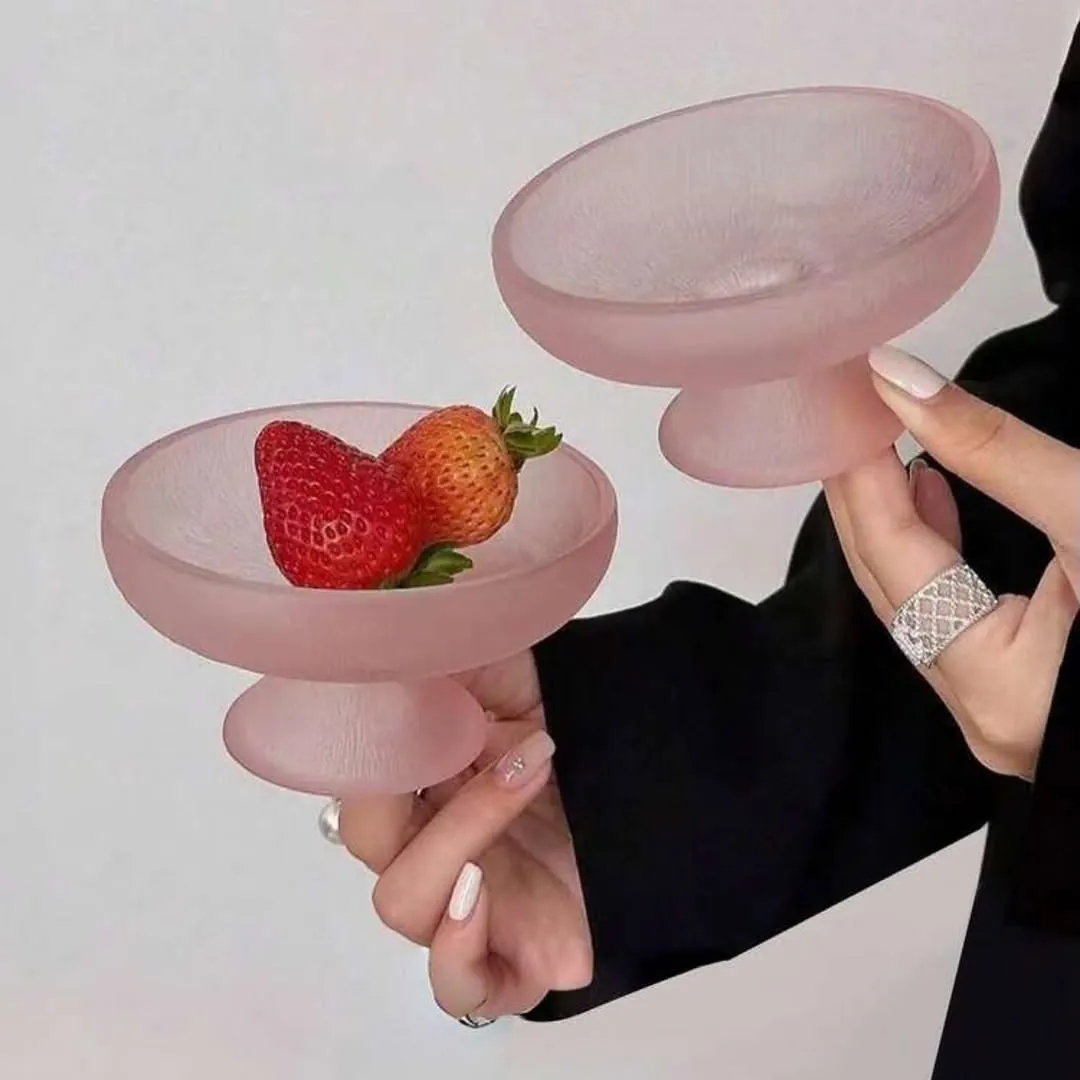 Flower-Shaped Dessert Bowls