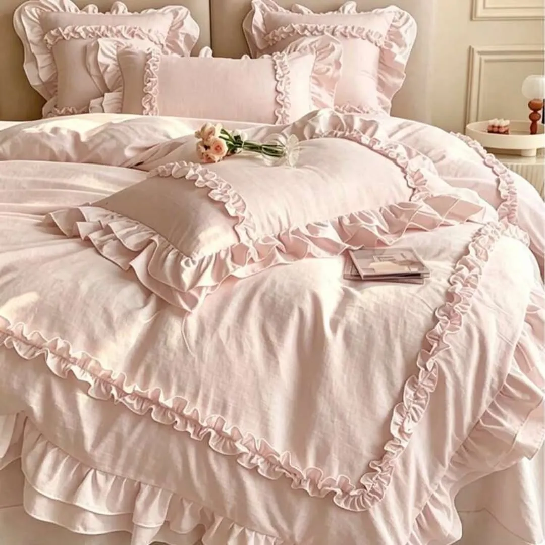 Luxury Ruffled Bedding Set