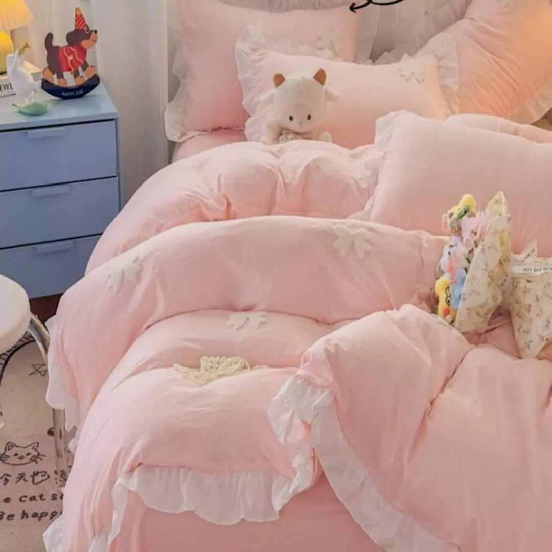 Luxury Ruffled Bedding Set