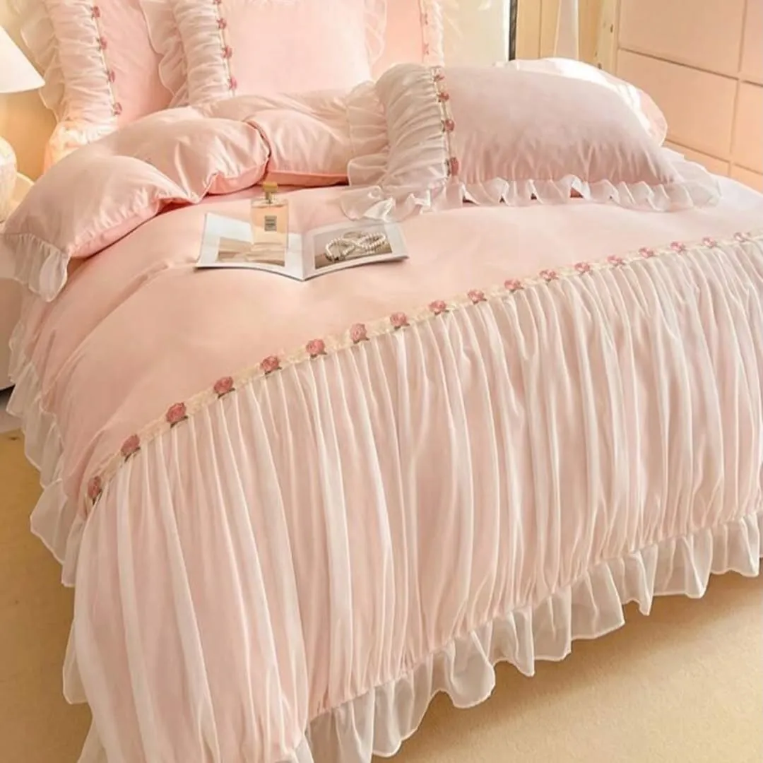 Luxury Ruffled Bedding Set