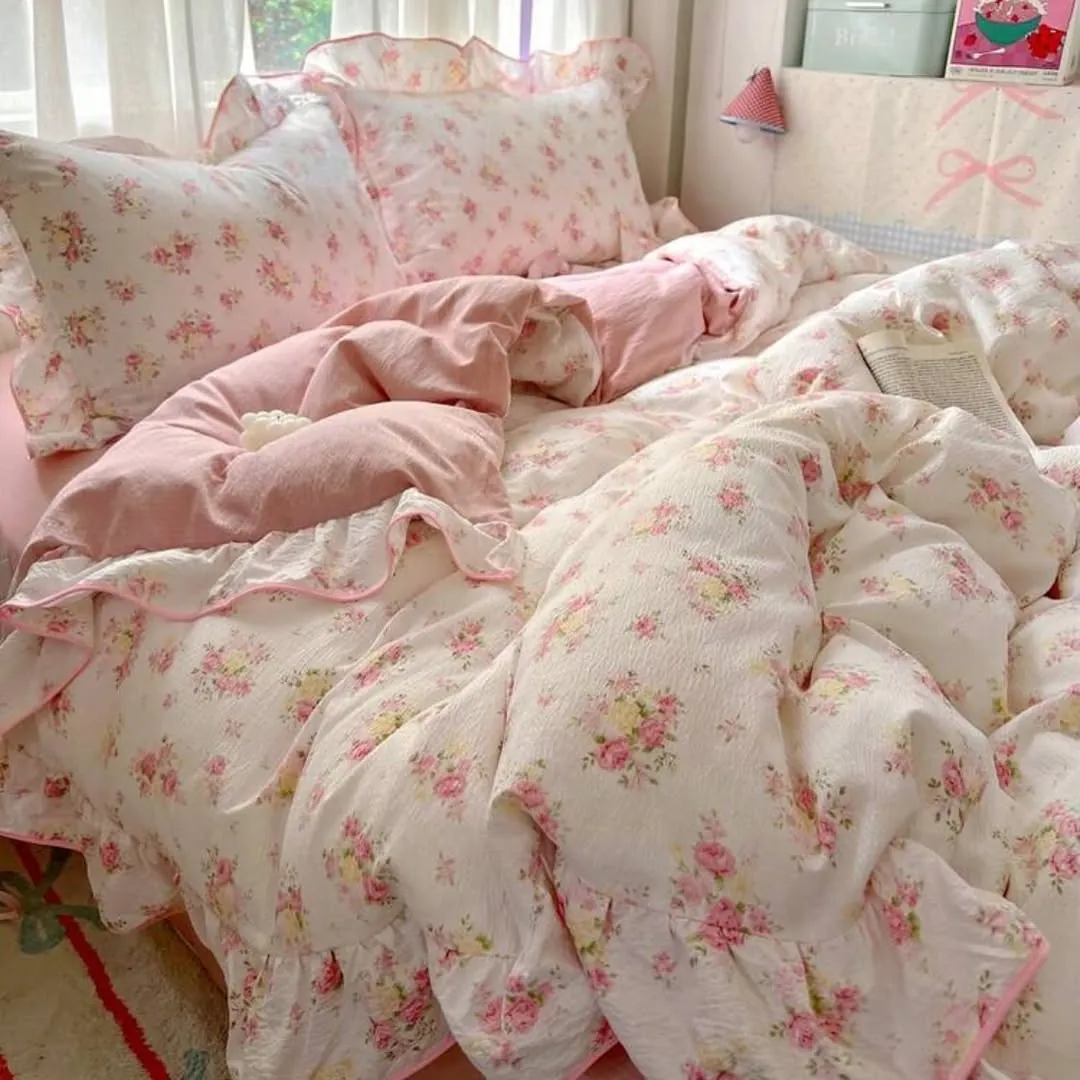 Luxury Ruffled Bedding Set