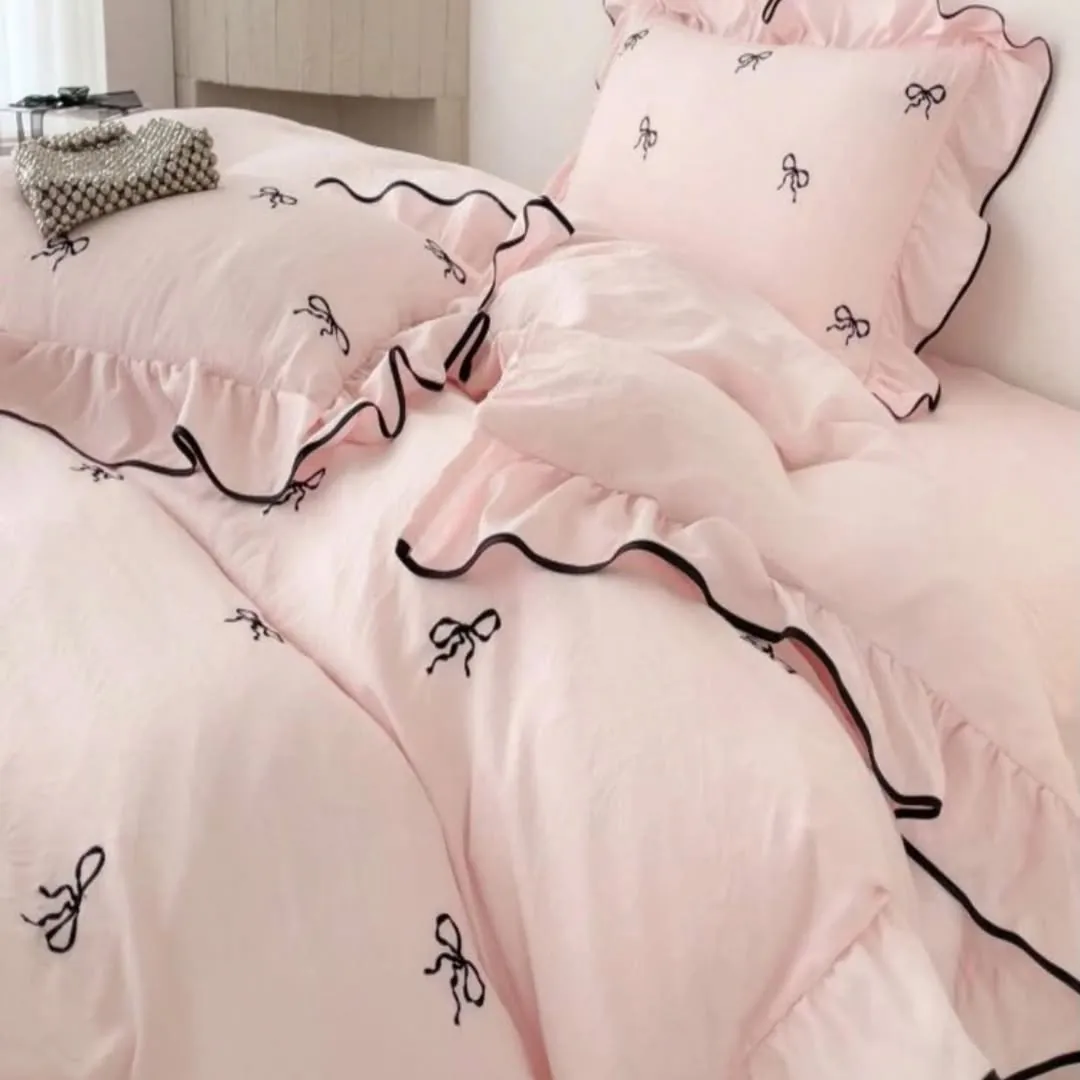 Luxury Ruffled Bedding Set