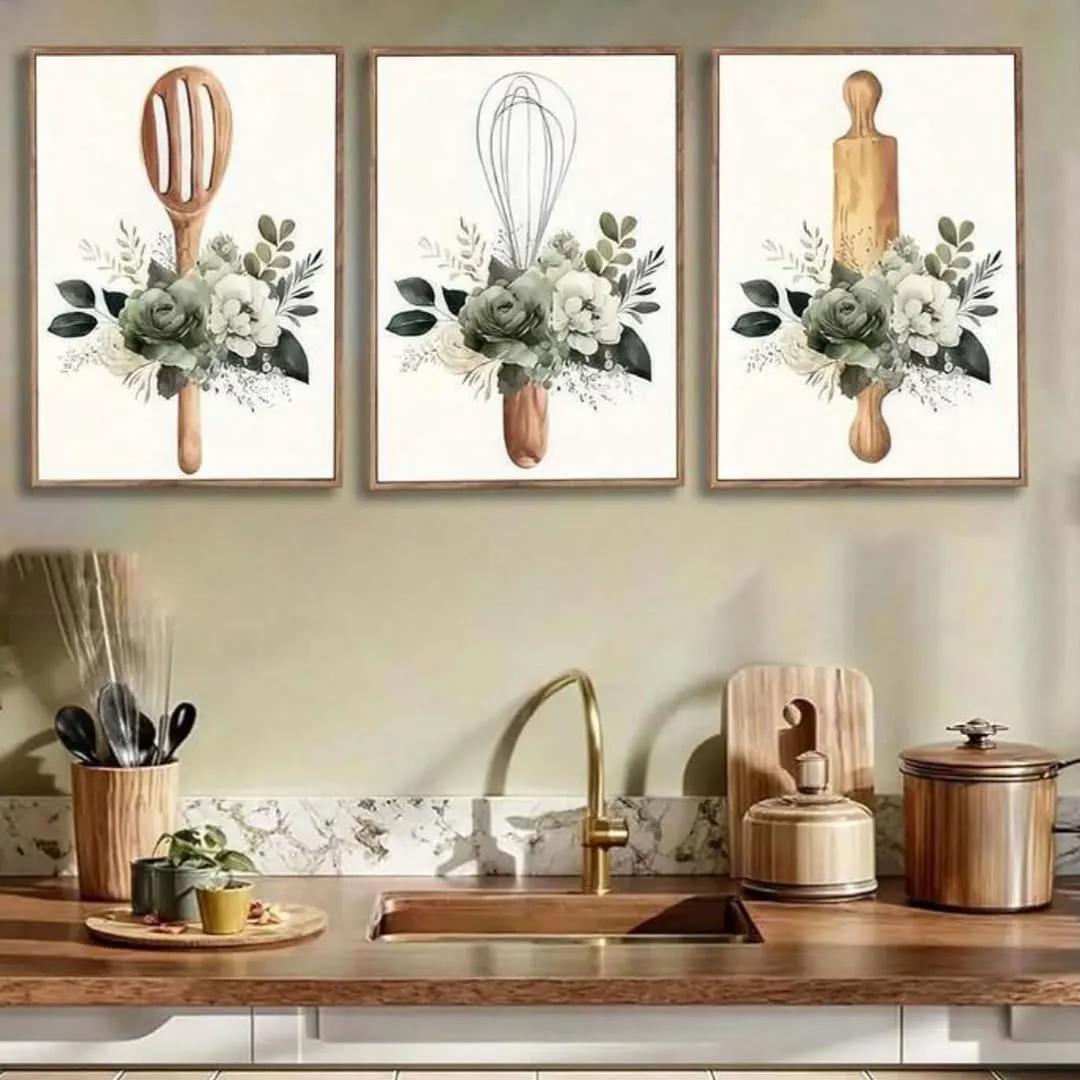 Kitchen Decorative Wall Art Set