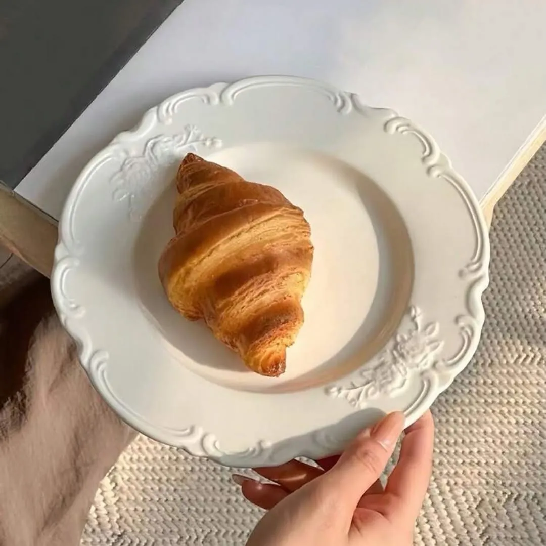 Floral Decorative Ceramic Plate