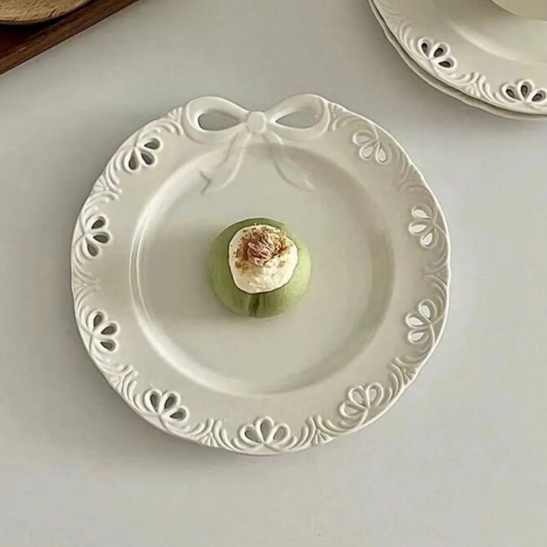 Floral Decorative Ceramic Plate