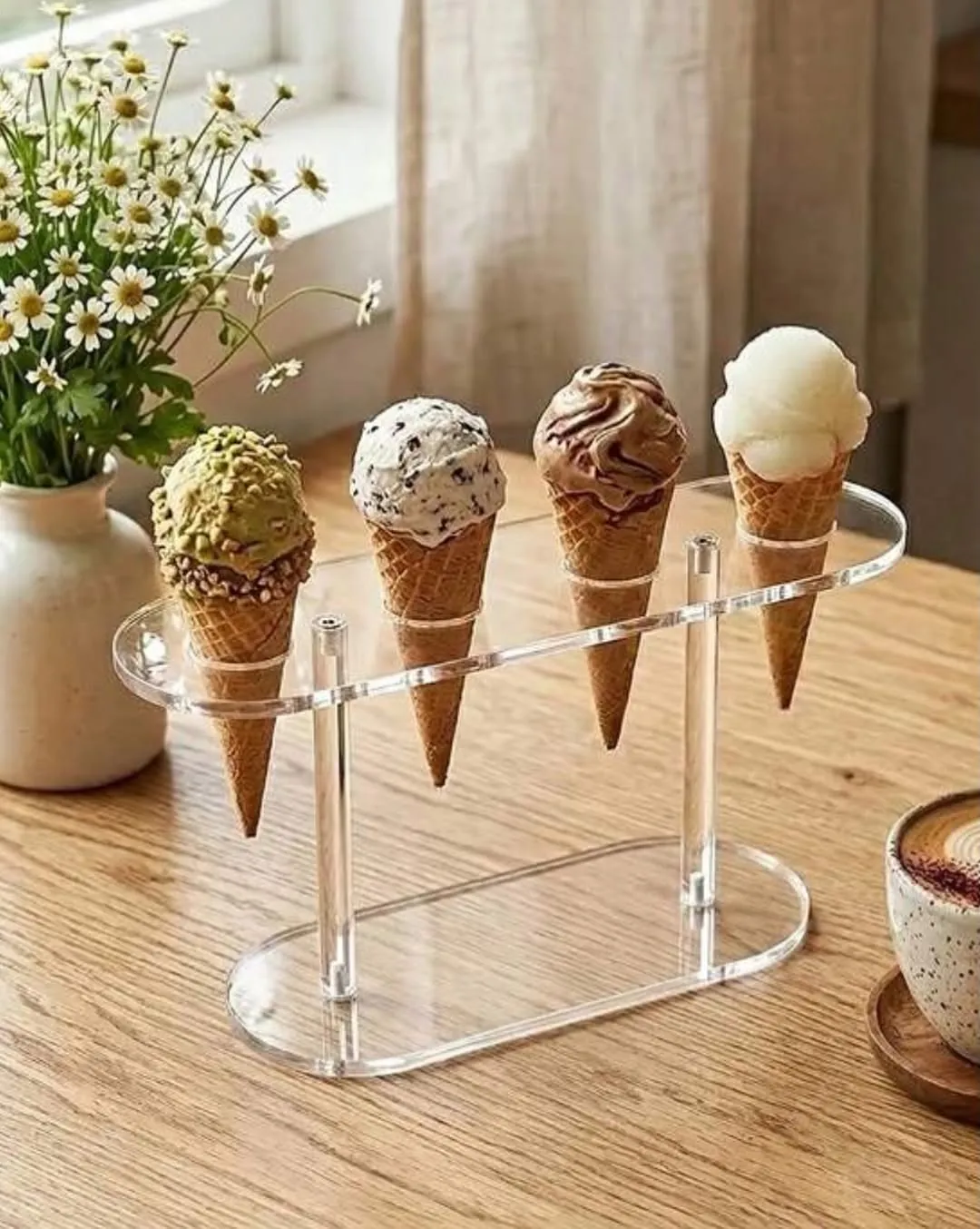 Tiered Bamboo Treat Stand