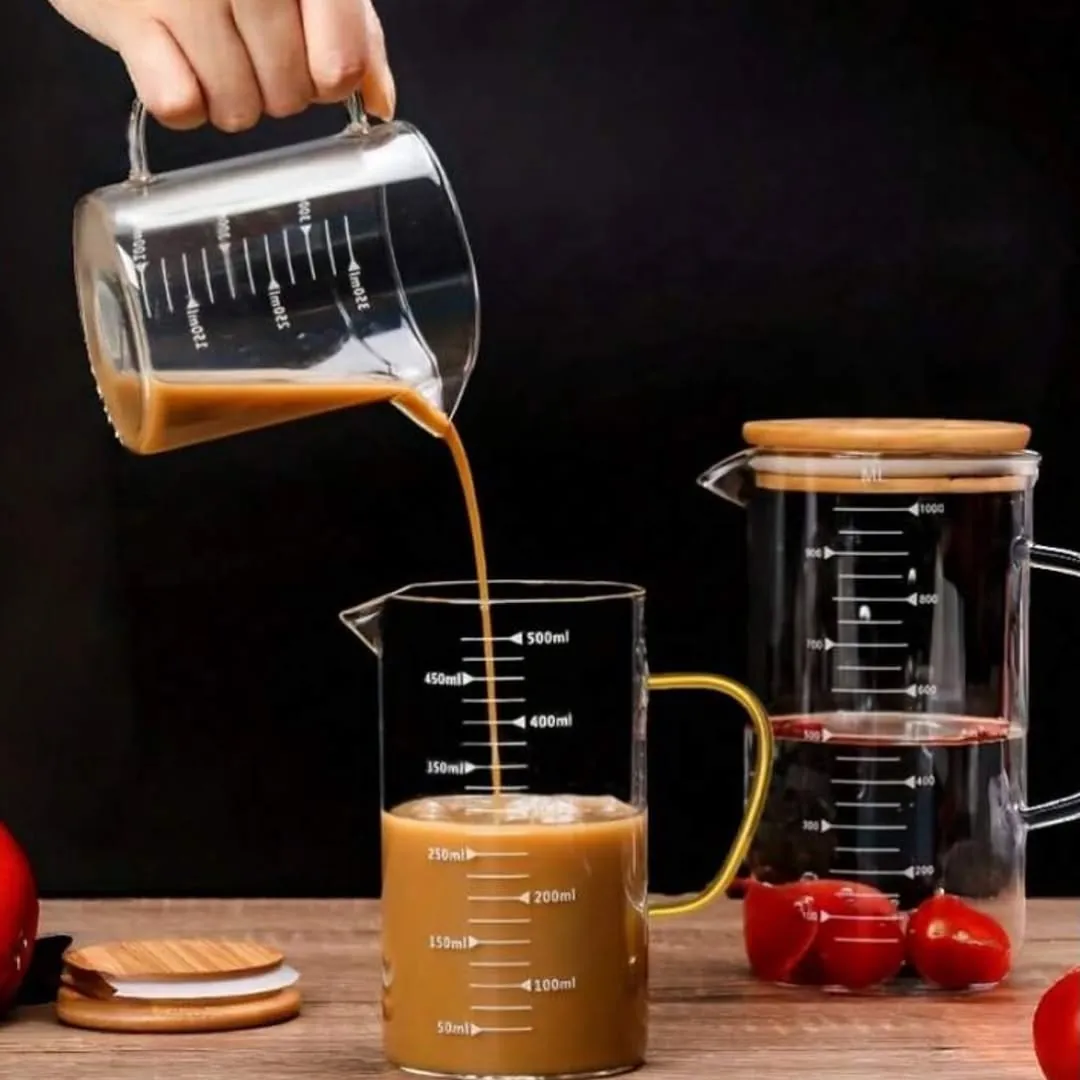 Decorative Glass Cups with Lids