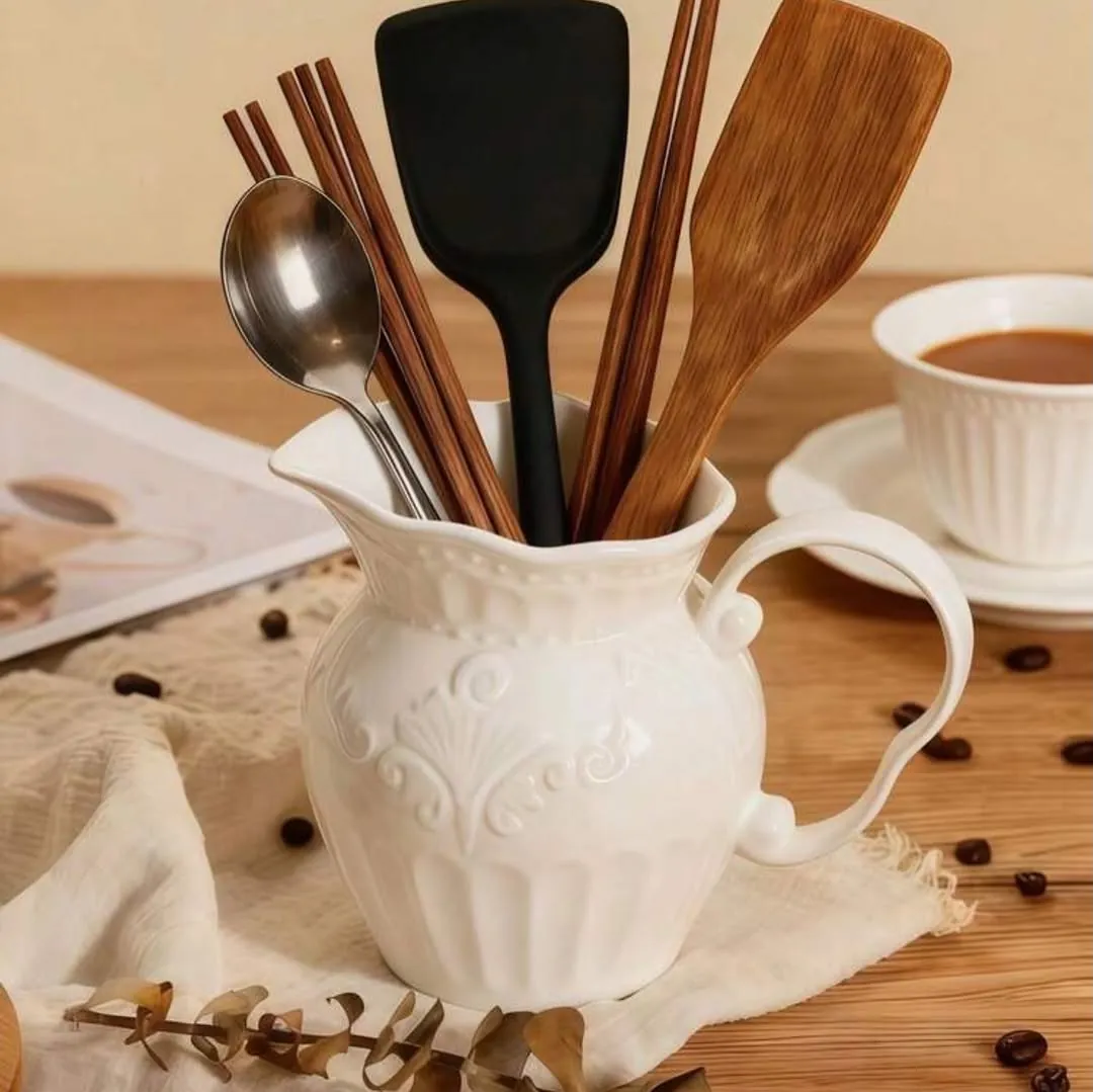Ceramic Utensil Holder Set