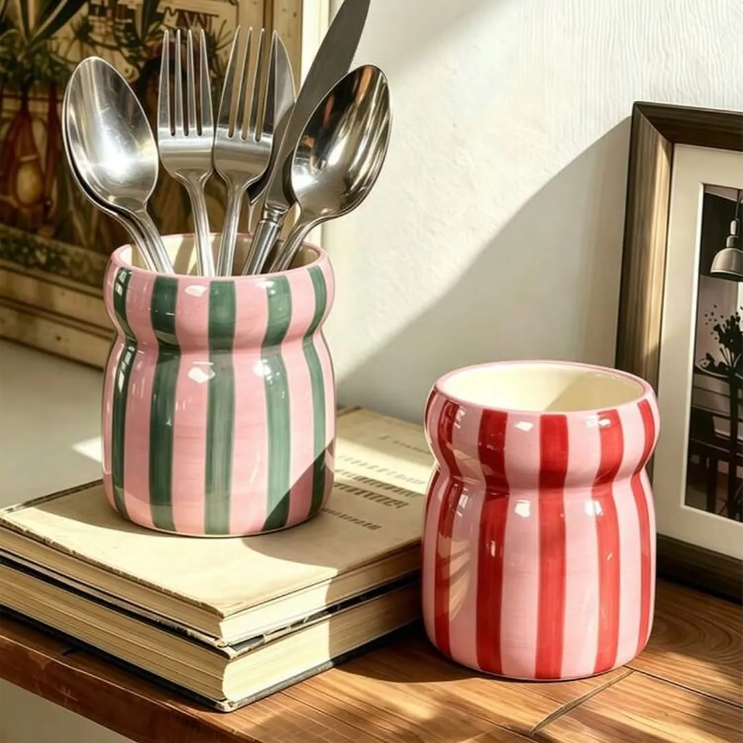 Ceramic Utensil Holder Set