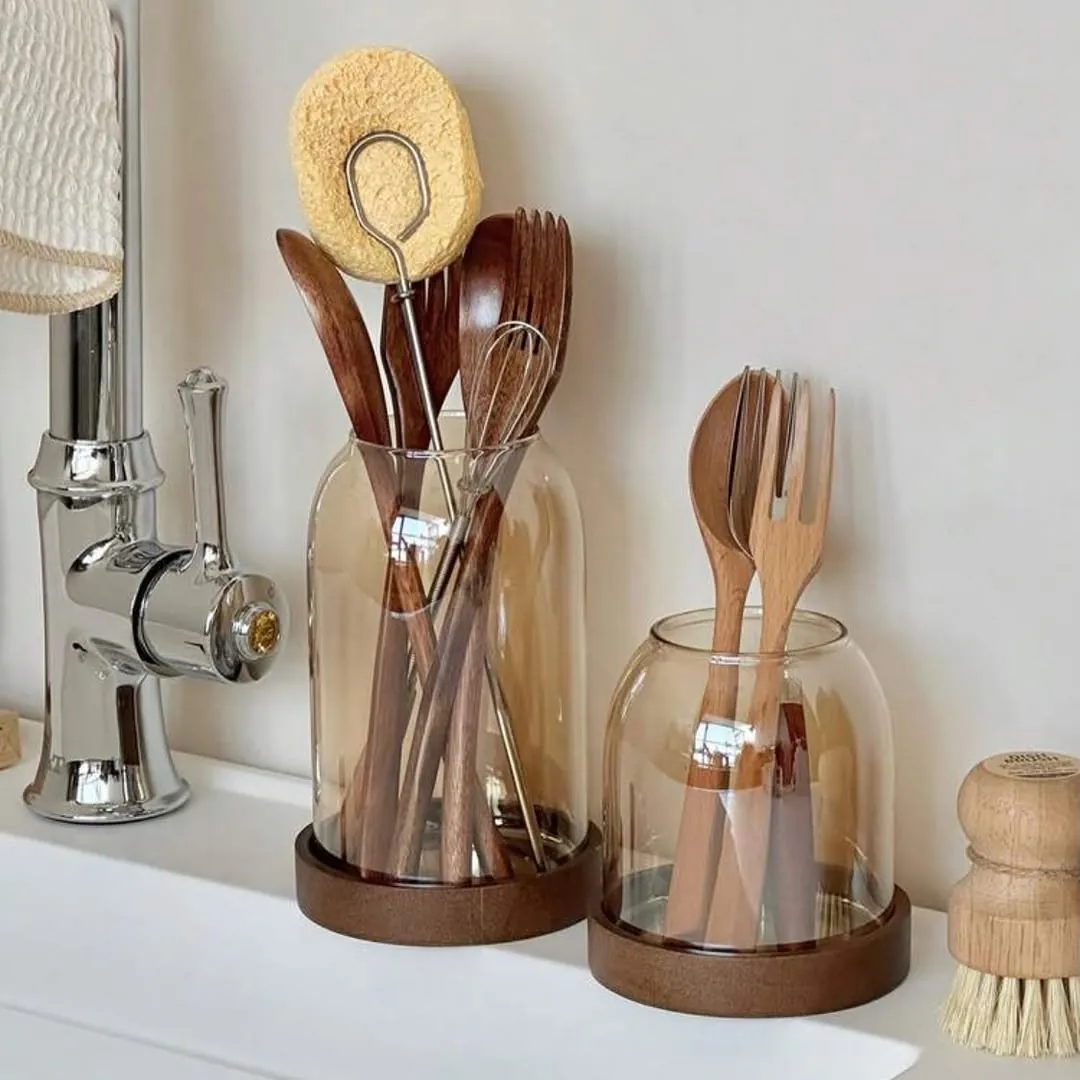 Ceramic Utensil Holder Set