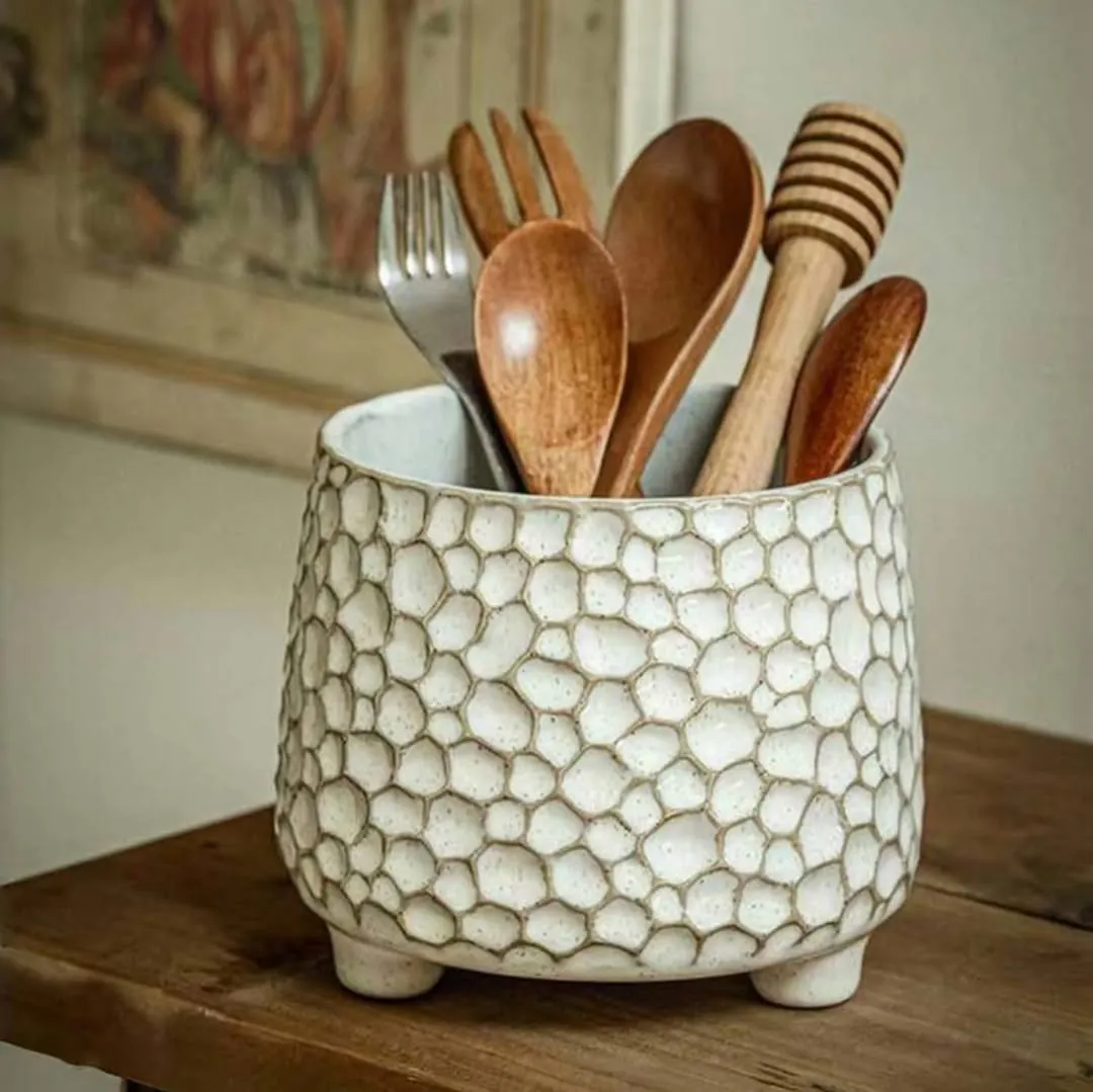 Ceramic Utensil Holder Set