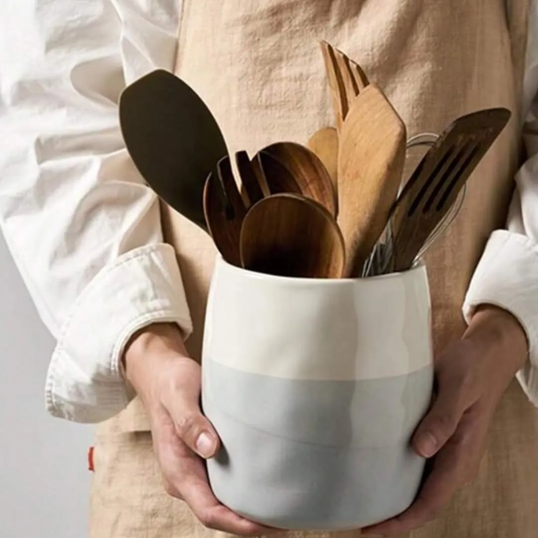 Ceramic Utensil Holder Set