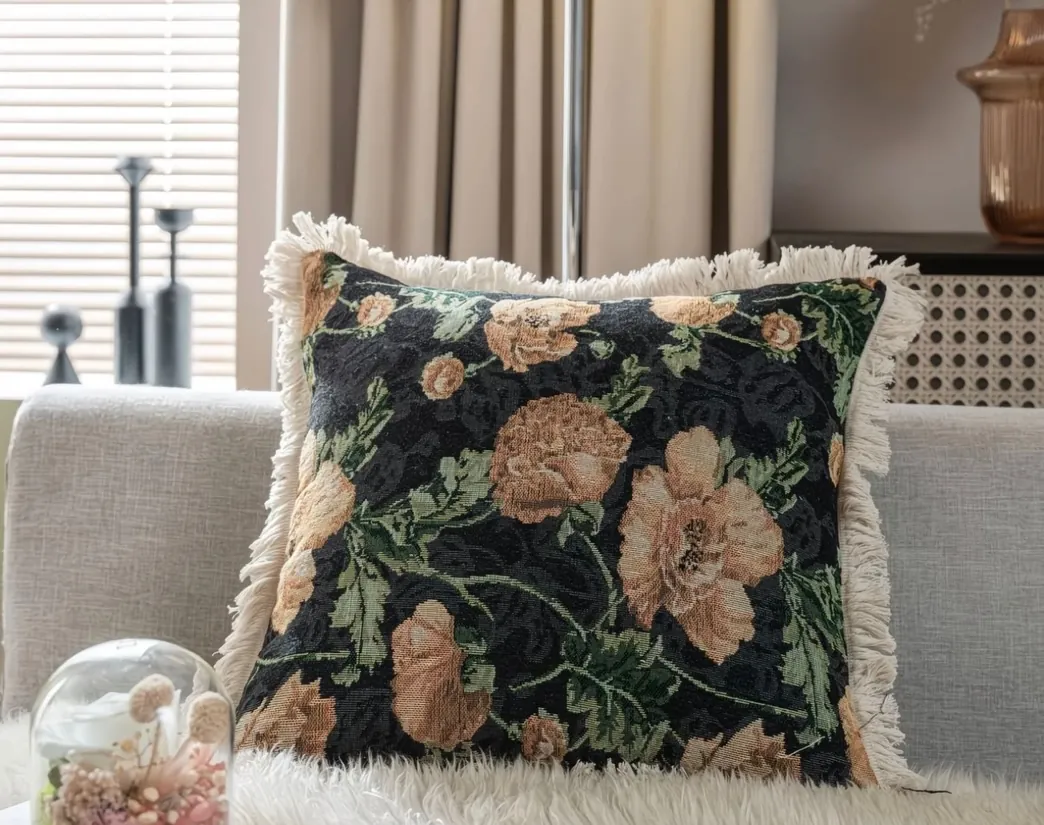 Decorative Floral Throw Pillows