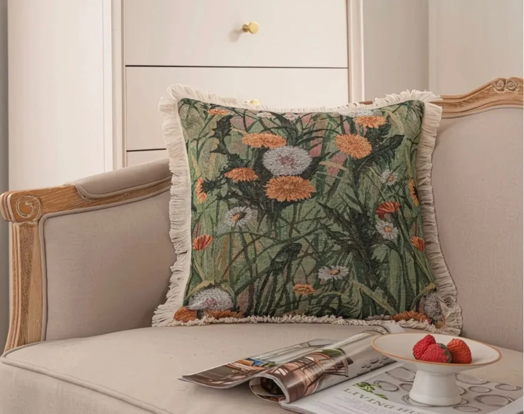 Decorative Floral Throw Pillows