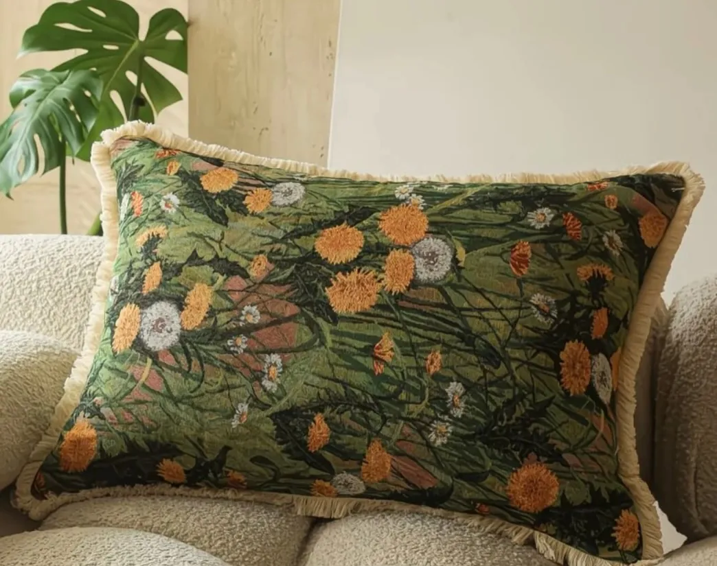 Decorative Floral Throw Pillows