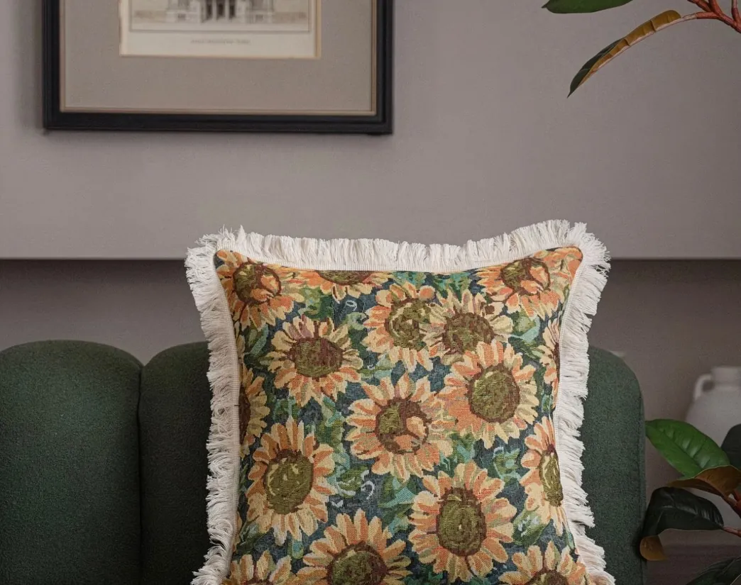 Decorative Floral Throw Pillows