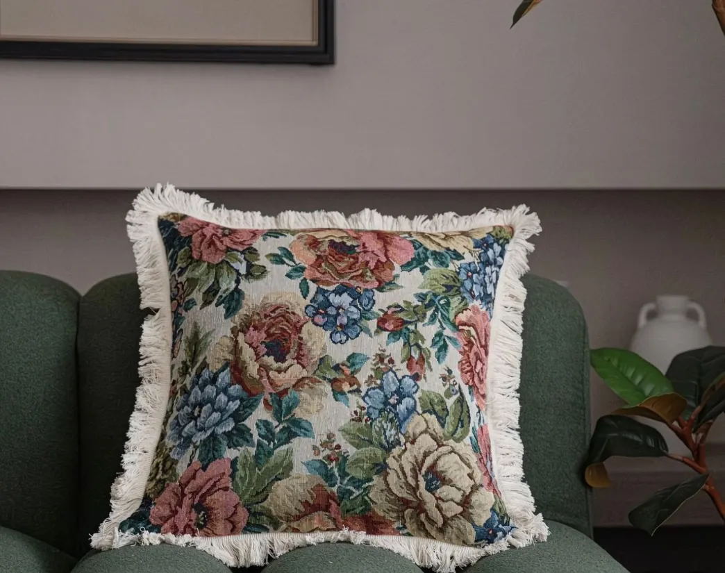 Decorative Floral Throw Pillows