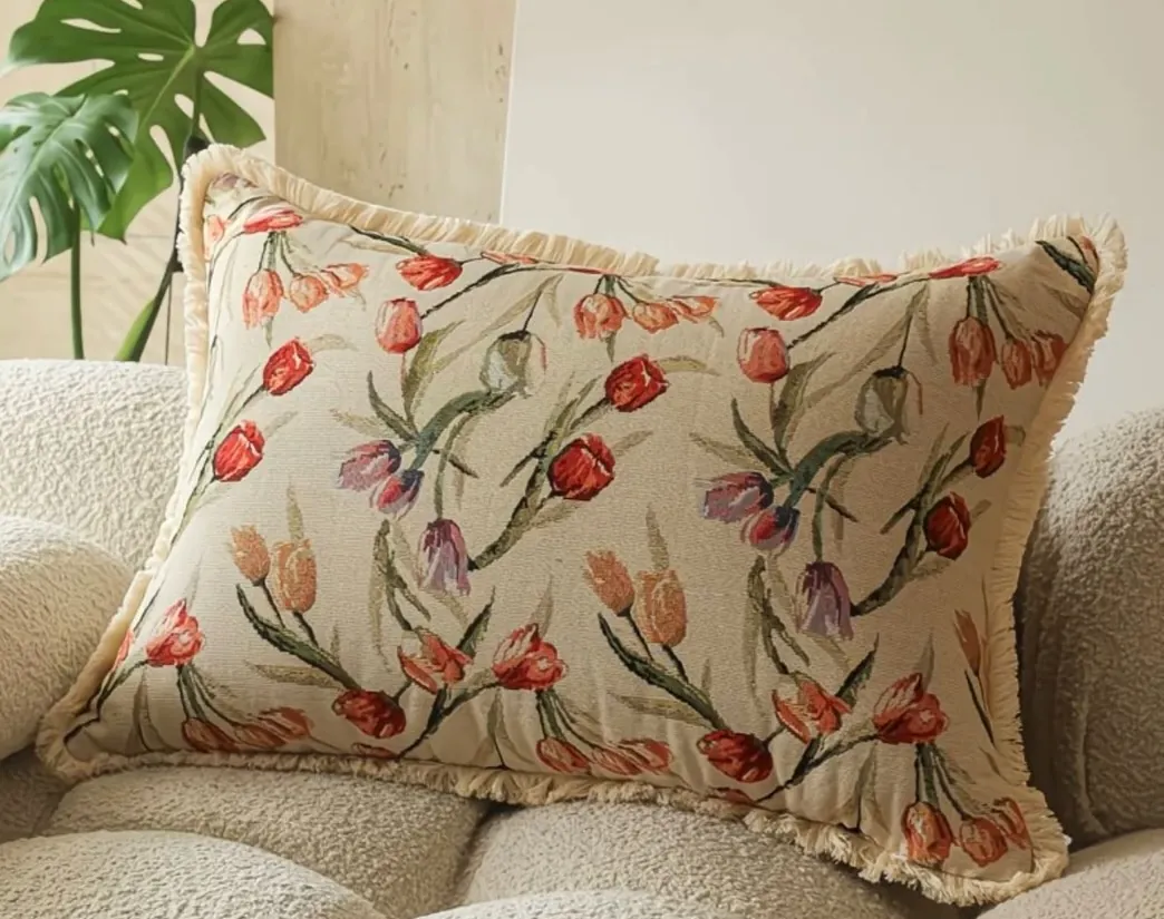 Decorative Floral Throw Pillows