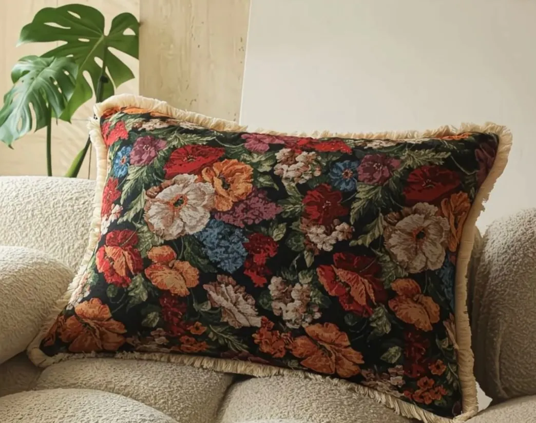 Decorative Floral Throw Pillows