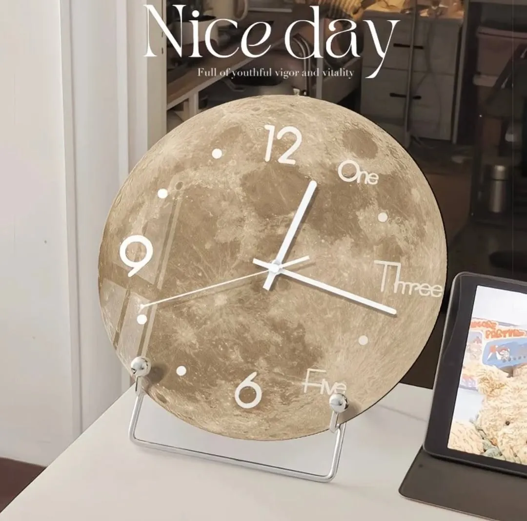 Dried Flower Resin Wall Clock