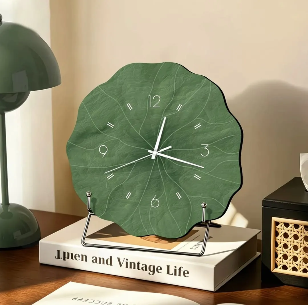 Dried Flower Resin Wall Clock