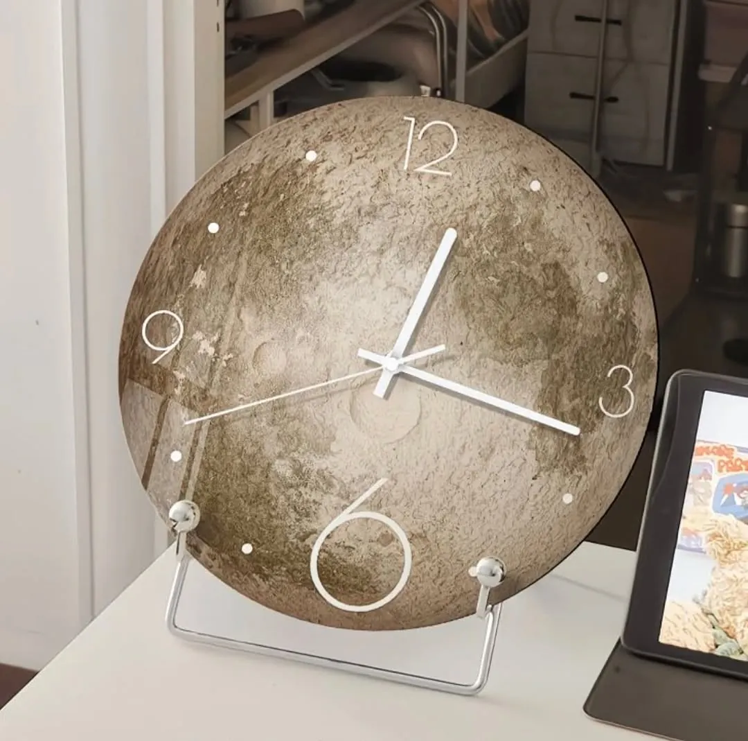 Dried Flower Resin Wall Clock