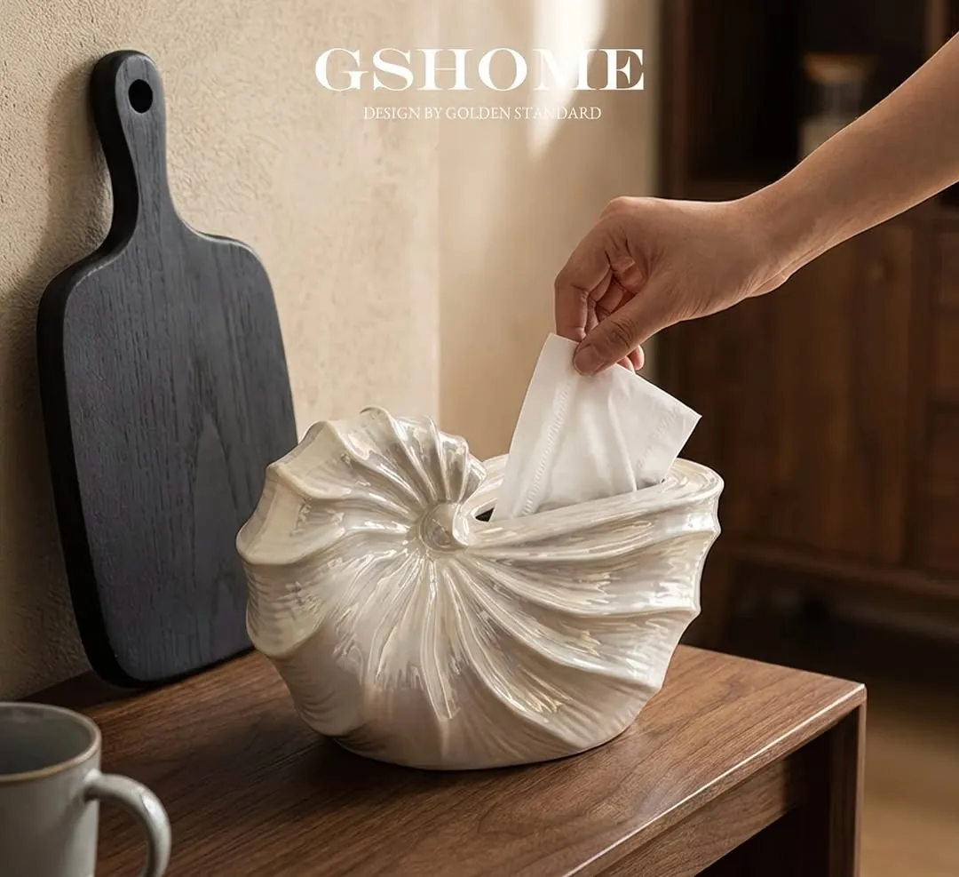 Shell-Shaped Tissue Box