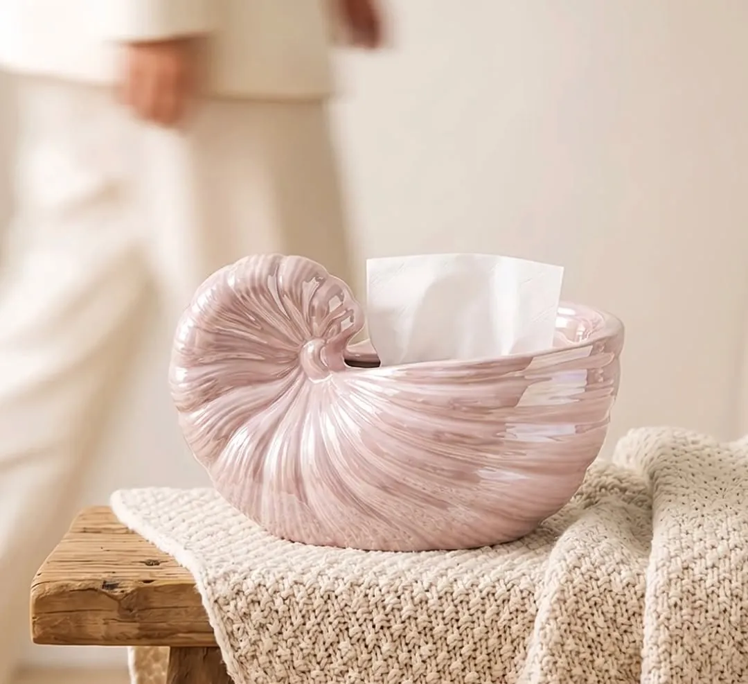 Shell-Shaped Tissue Box