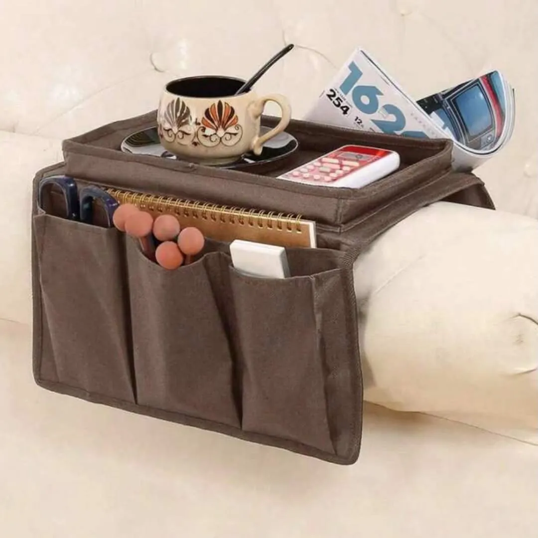 Crocheted Sloth Sofa Armrest Organizer