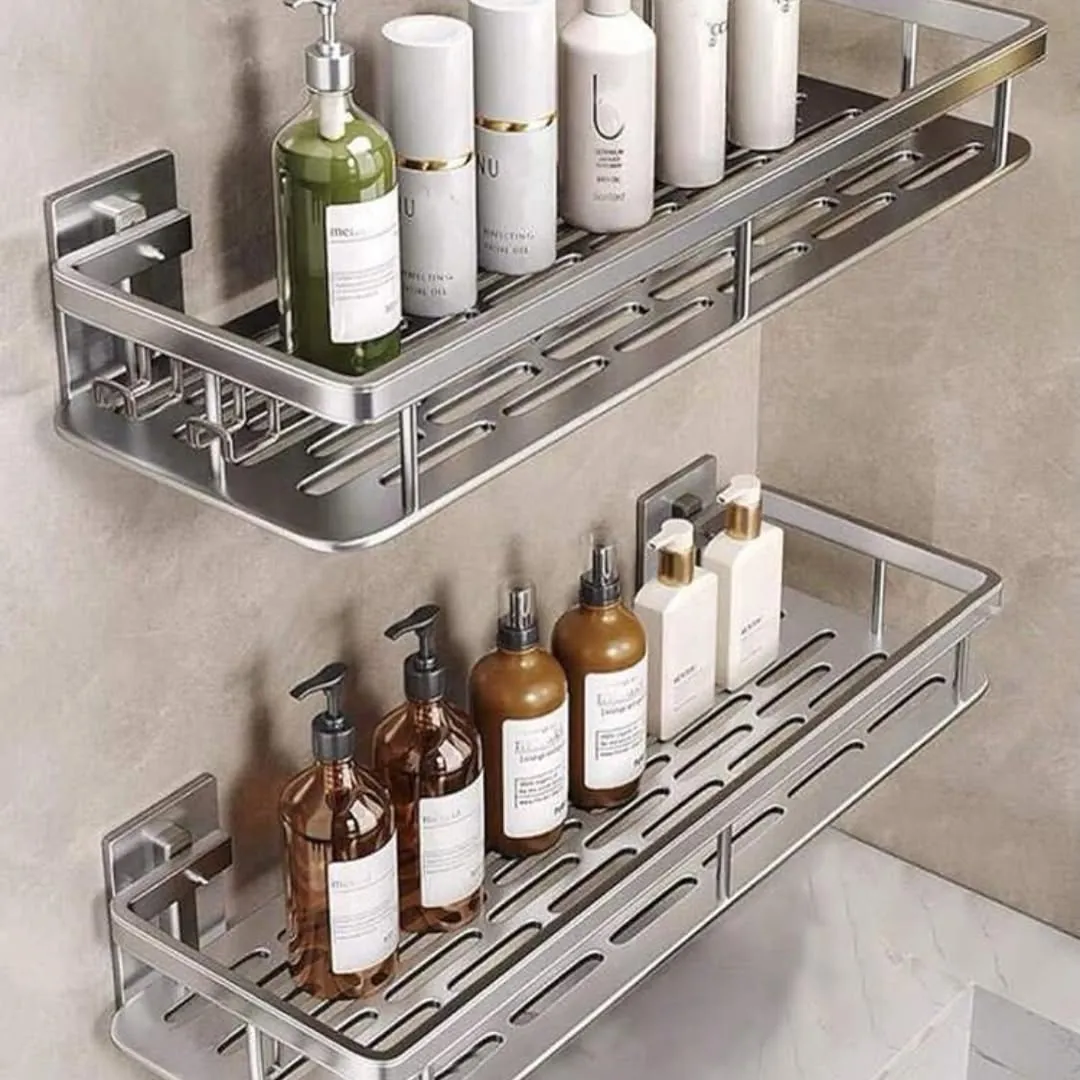 Bathroom Shelf with Towel Ring