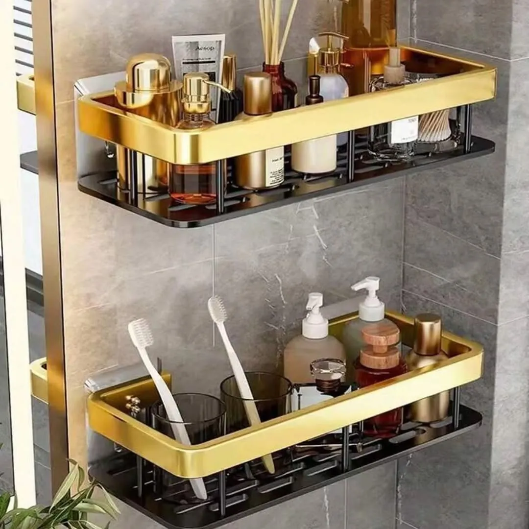 Bathroom Shelf with Towel Ring