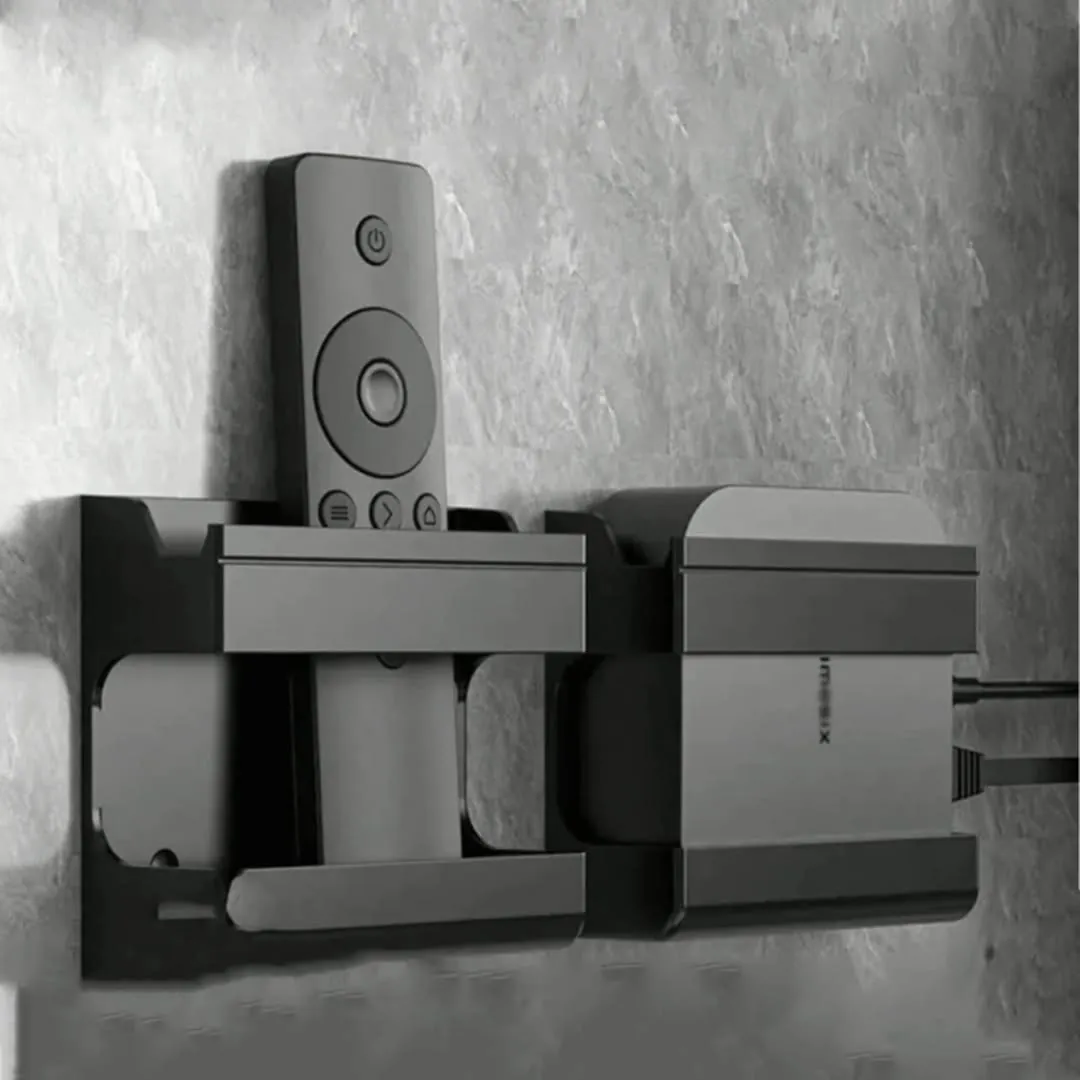 Wall-Mounted Remote and Phone Holder