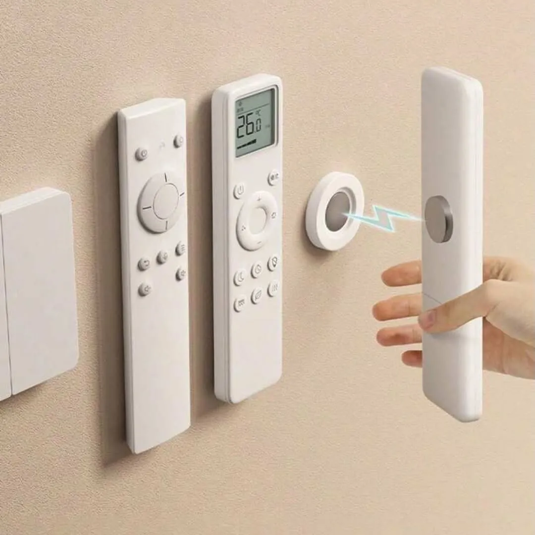 Wall-Mounted Remote and Phone Holder