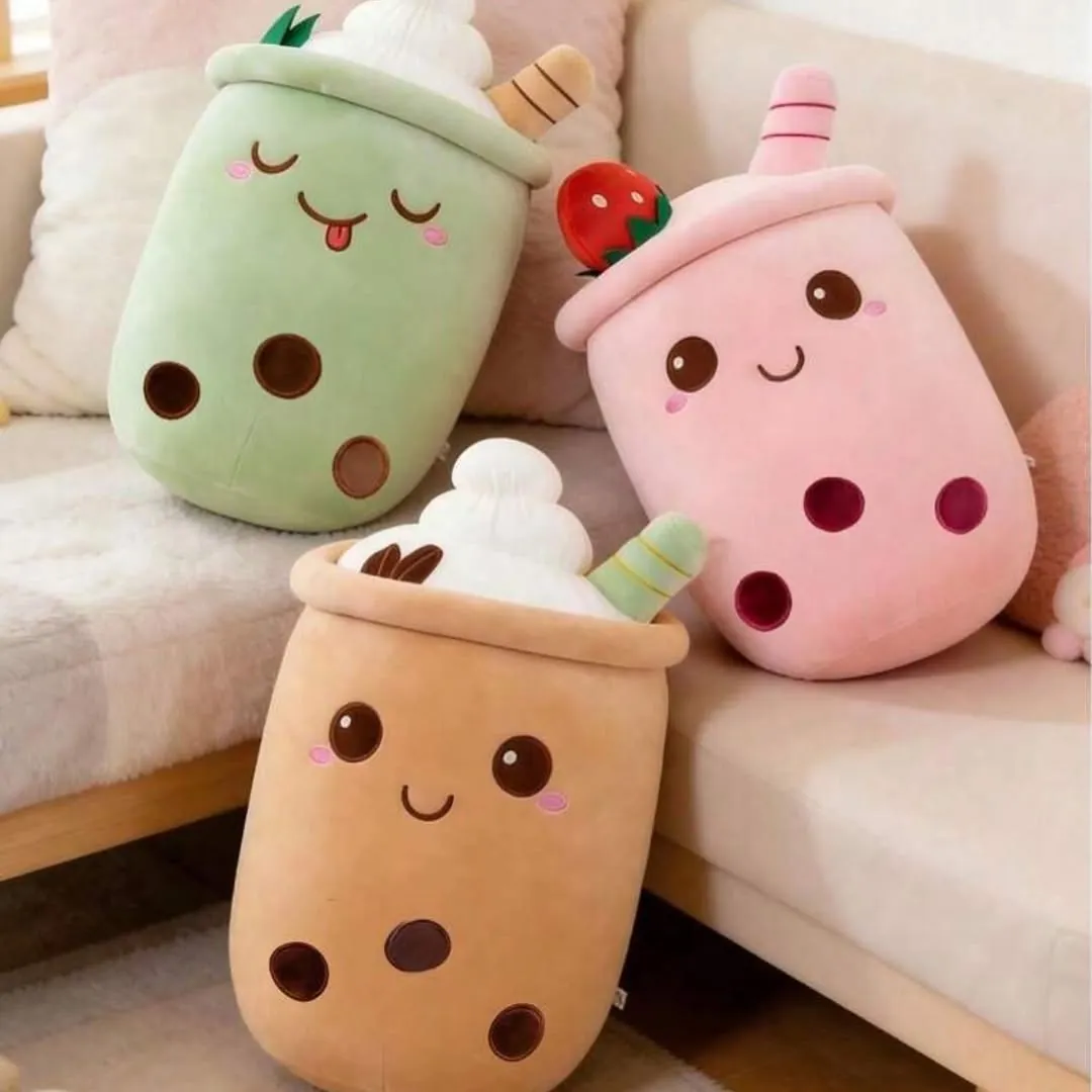 Bubble Tea Plush Pillows