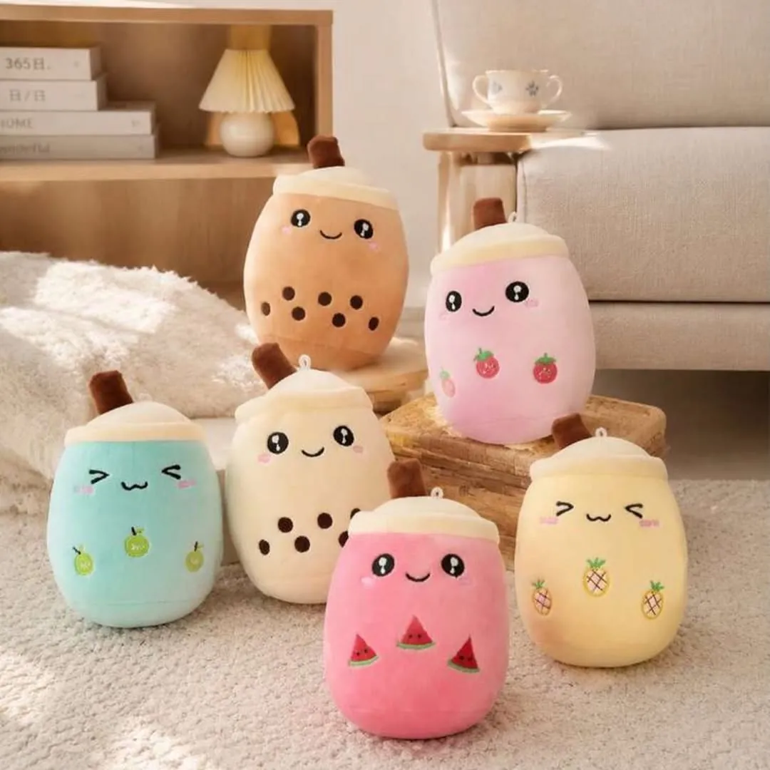Bubble Tea Plush Pillows