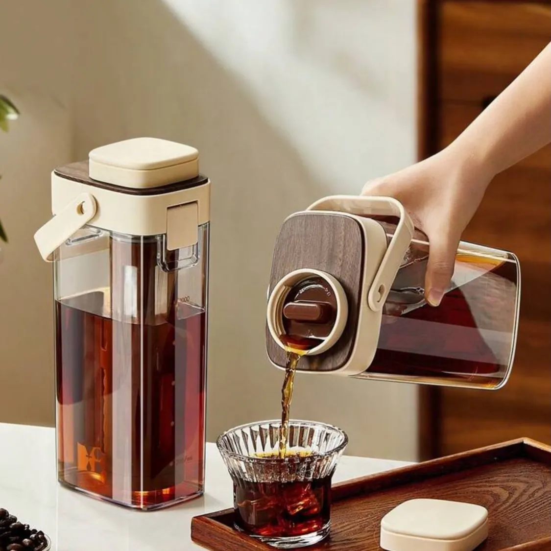 Glass Tea Pitcher with Infuser