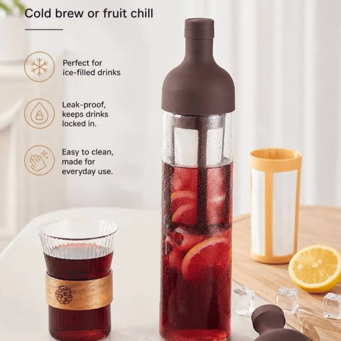 Glass Tea Pitcher with Infuser