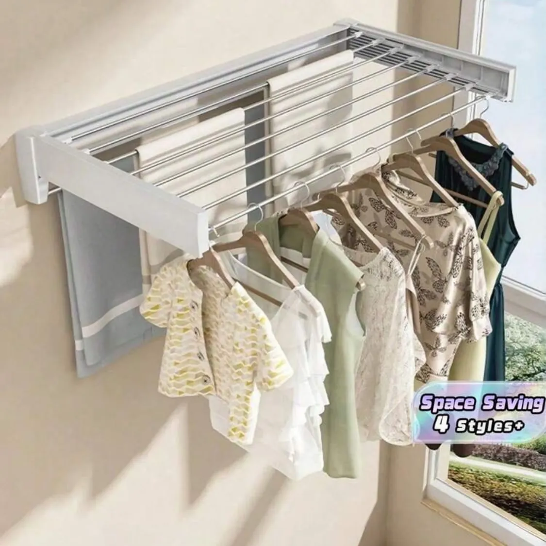 Space Saving Clothes Hanger Rack