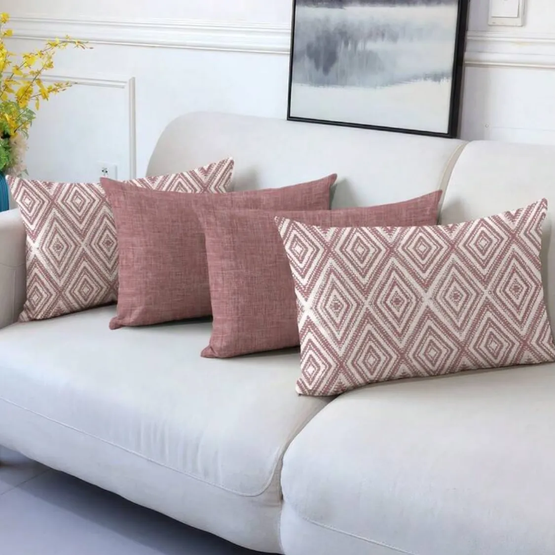 Decorative Throw Pillows Set