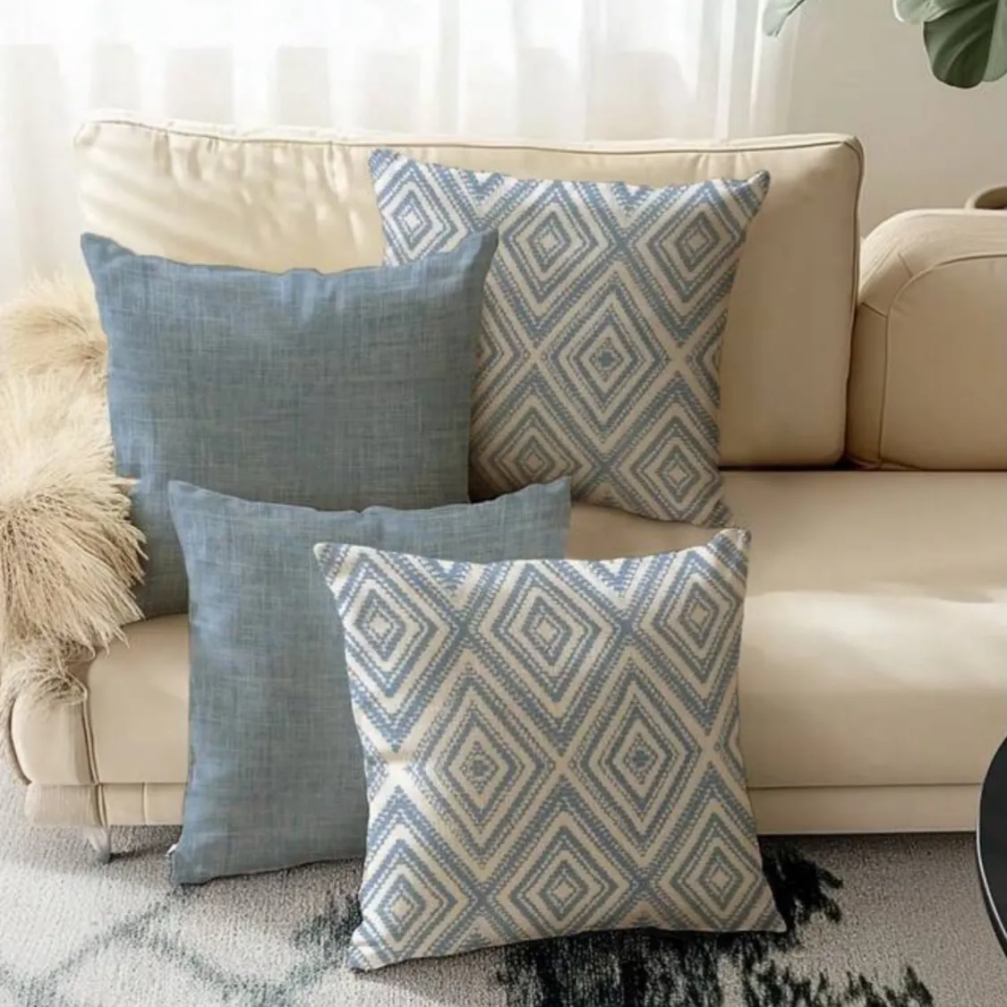 Decorative Throw Pillows Set