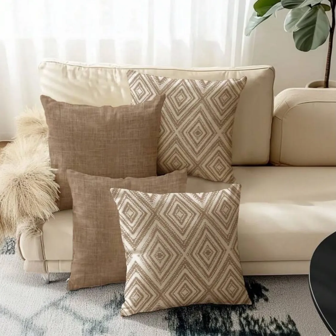 Decorative Throw Pillows Set