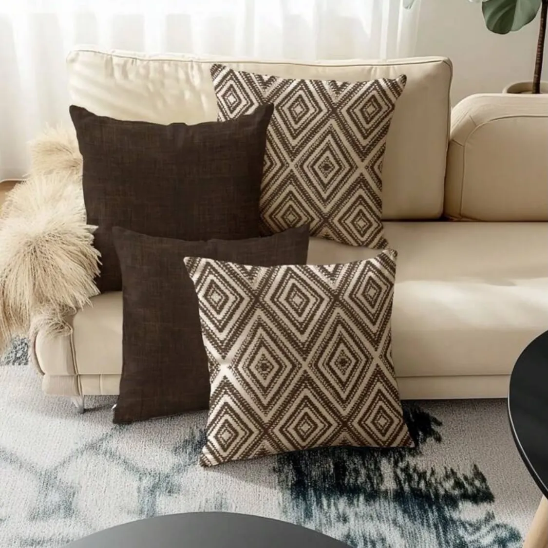 Decorative Throw Pillows Set