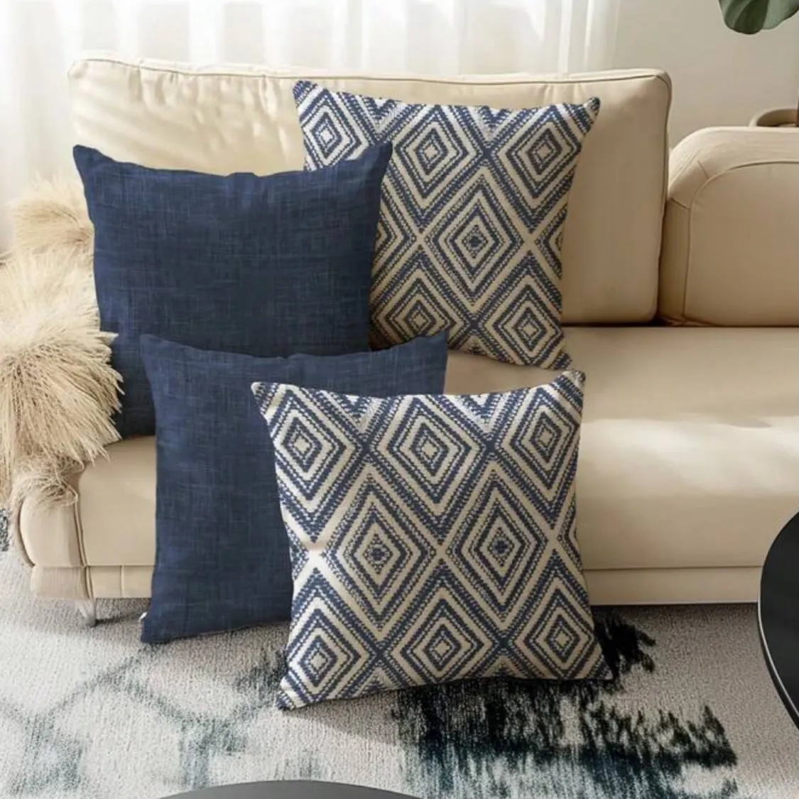 Decorative Throw Pillows Set