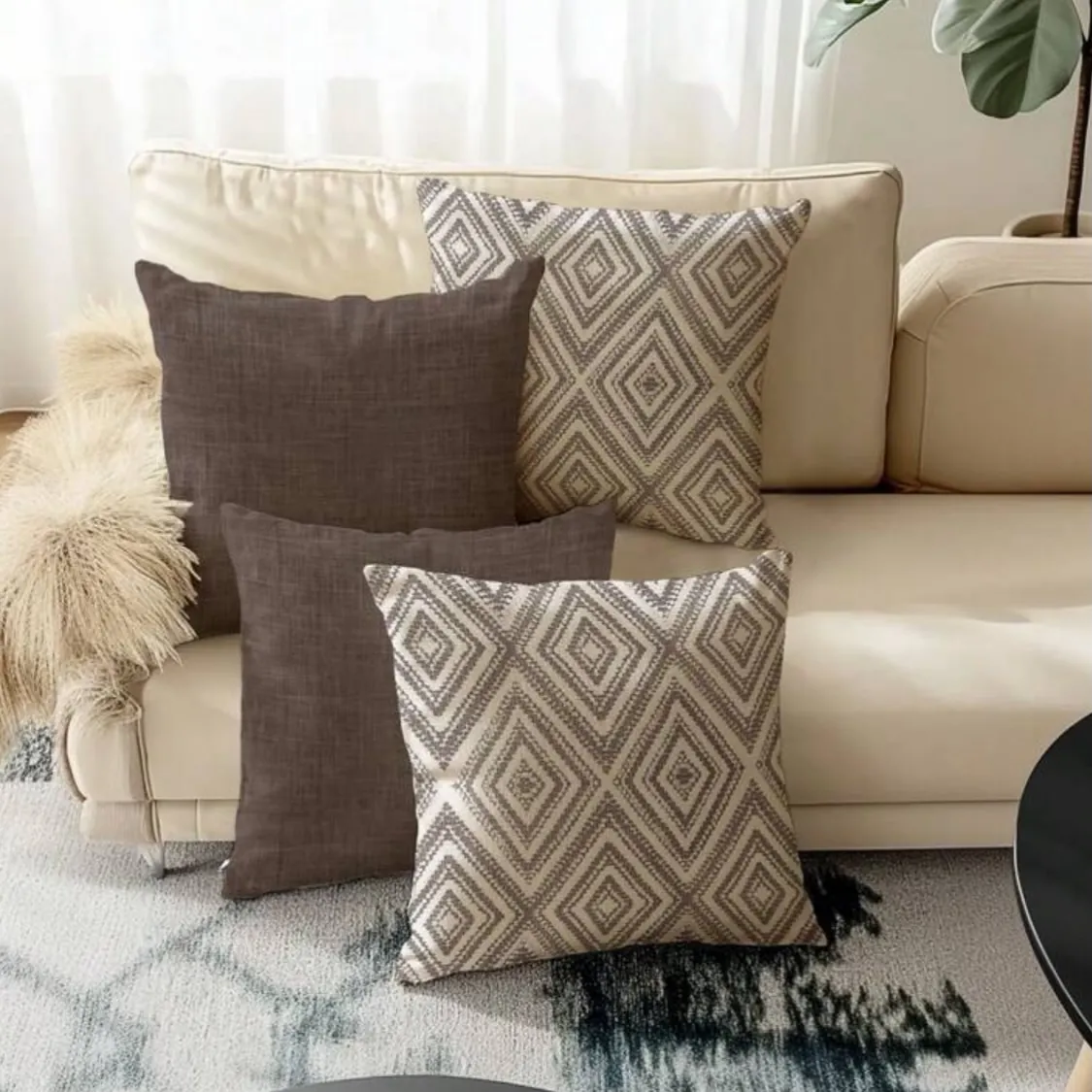 Decorative Throw Pillows Set